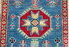 Kazak Blue Runner Hand Knotted 27 X 97  Area Rug 700-157770 Thumb 6