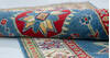 Kazak Blue Runner Hand Knotted 27 X 97  Area Rug 700-157770 Thumb 7