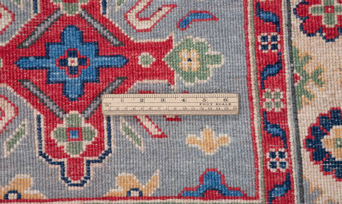Kazak Blue Runner Hand Knotted 29 X 84  Area Rug 700-157772 Image 8
