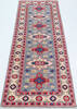 Kazak Blue Runner Hand Knotted 29 X 84  Area Rug 700-157772 Thumb 1