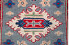 Kazak Blue Runner Hand Knotted 29 X 84  Area Rug 700-157772 Thumb 6