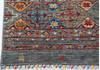 Chobi Grey Runner Hand Knotted 210 X 82  Area Rug 700-157797 Thumb 4