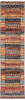 Chobi Multicolor Runner Hand Knotted 27 X 105  Area Rug 700-157800 Thumb 0