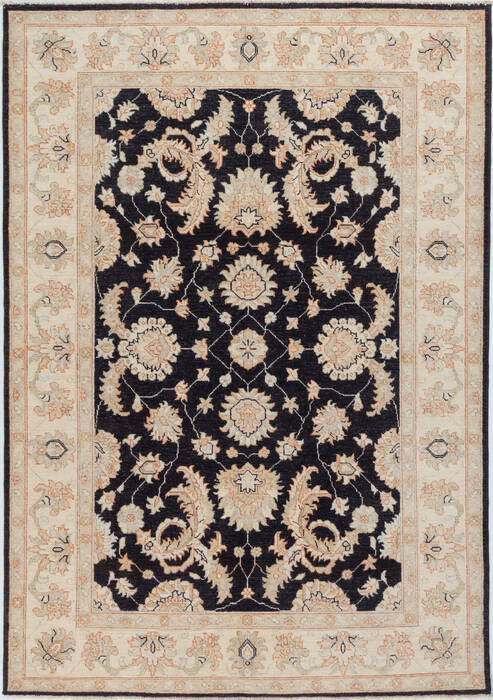 Chobi Black Hand Knotted 56 X 710  Area Rug 700-157920 Image 0