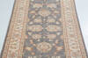 Chobi Grey Runner Hand Knotted 28 X 910  Area Rug 700-157932 Thumb 5