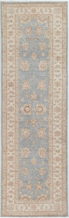 Chobi Green Runner Hand Knotted 24 X 77  Area Rug 700-157934 Image 0