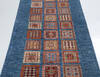 Chobi Blue Runner Hand Knotted 211 X 104  Area Rug 700-157946 Thumb 5