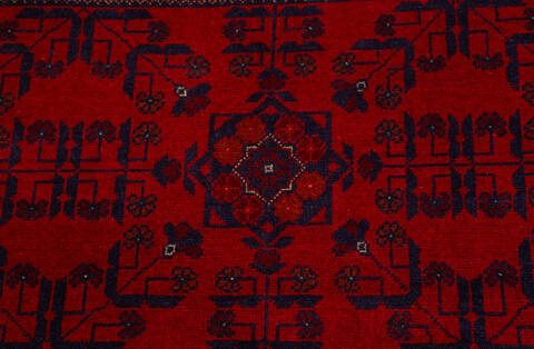 Khan Mohammadi Red Hand Knotted 68 X 97  Area Rug 700-157952 Image 6