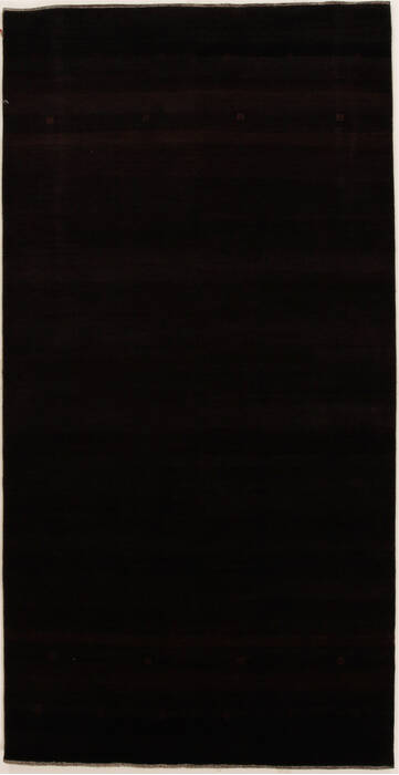 Gabbeh Brown Runner Hand Knotted 50 X 99  Area Rug 250-16036 Image 0