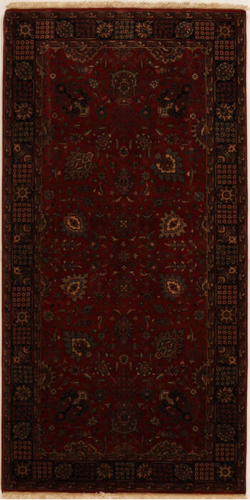 Indo-Persian Red Hand Knotted 42 X 83  Area Rug 250-16065 Image 0