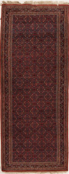 Herati Red Runner Hand Knotted 47 X 120  Area Rug 250-16074 Image 0