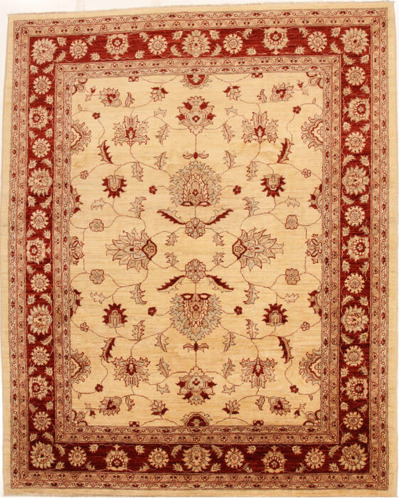 Pishavar Beige Square Flat Woven 67 X 83  Area Rug 250-16379 Image 0