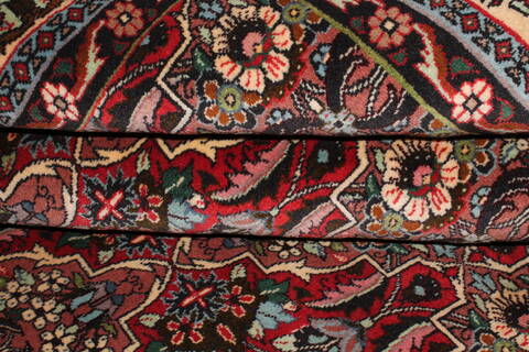 Bidjar Red Hand Knotted 611 X 90  Area Rug 400-16416 Image 6
