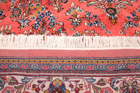 Sarouk Purple Hand Knotted 73 X 103  Area Rug 400-16419 Image 7