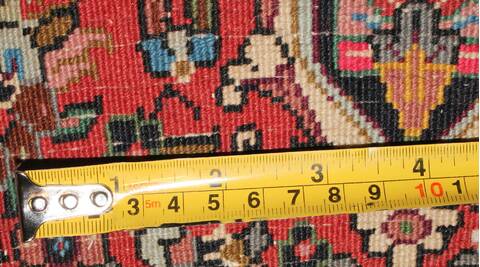 Bidjar Blue Square Hand Knotted 610 X 83  Area Rug 400-16423 Image 2