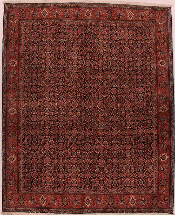 Bidjar Blue Square Hand Knotted 610 X 83  Area Rug 400-16423 Image 0