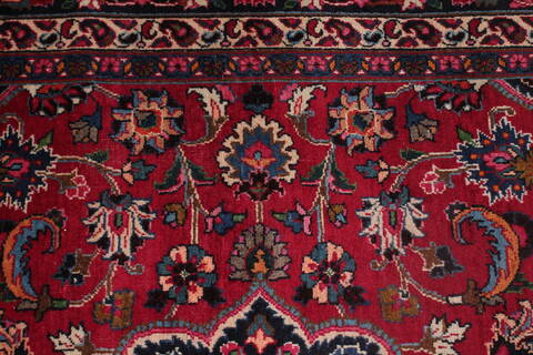 Mashad Red Hand Knotted 69 X 101  Area Rug 400-16434 Image 17