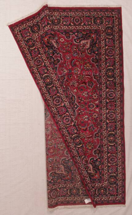 Mashad Red Hand Knotted 69 X 101  Area Rug 400-16434 Image 10