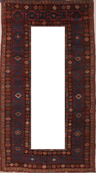 Shirvan Blue Hand Knotted 46 X 82  Area Rug 400-16472 Image 4