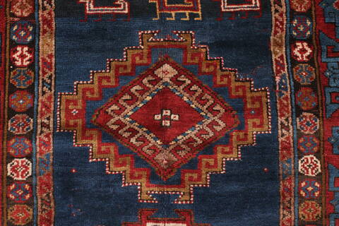 Shirvan Blue Hand Knotted 46 X 82  Area Rug 400-16472 Image 8