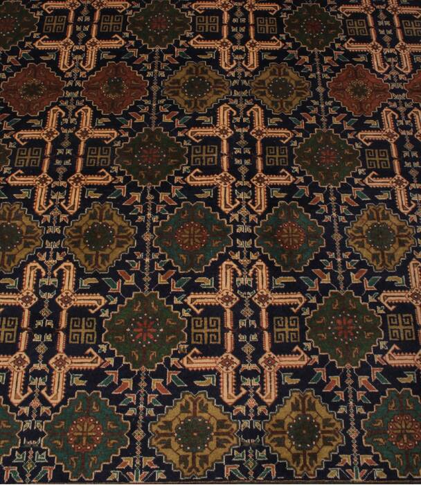 Tabriz Green Hand Knotted 67 X 91  Area Rug 400-16474 Image 7