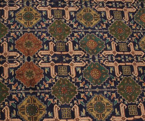 Tabriz Green Hand Knotted 67 X 91  Area Rug 400-16474 Image 10