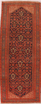 Persian Malayer Red Runner 10 to 12 ft Wool Carpet 16482