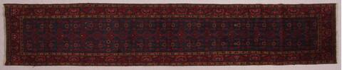 Hamedan Blue Runner Hand Knotted 31 X 1611  Area Rug 400-16485 Image 6