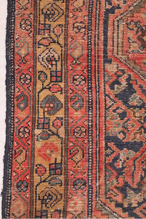 Malayer Purple Runner Hand Knotted 35 X 208  Area Rug 400-16488 Image 10