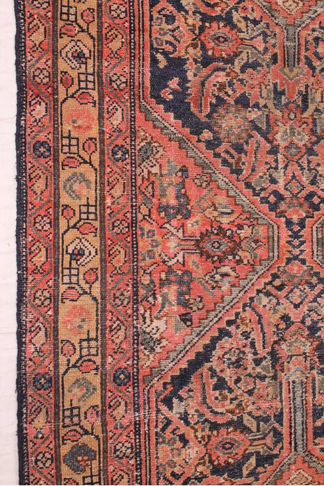 Malayer Purple Runner Hand Knotted 35 X 208  Area Rug 400-16488 Image 6