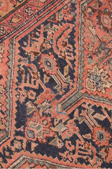 Malayer Purple Runner Hand Knotted 35 X 208  Area Rug 400-16488 Image 7