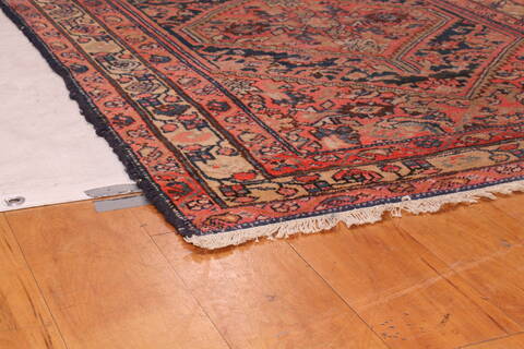 Malayer Purple Runner Hand Knotted 35 X 208  Area Rug 400-16488 Image 8