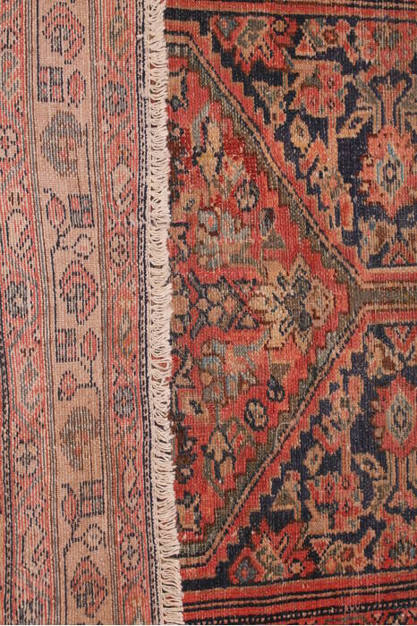 Malayer Purple Runner Hand Knotted 35 X 208  Area Rug 400-16488 Image 9