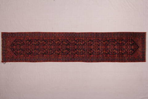 Malayer Black Runner Hand Knotted 35 X 162  Area Rug 400-16499 Image 1