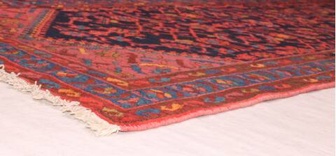 Malayer Black Runner Hand Knotted 35 X 162  Area Rug 400-16499 Image 4