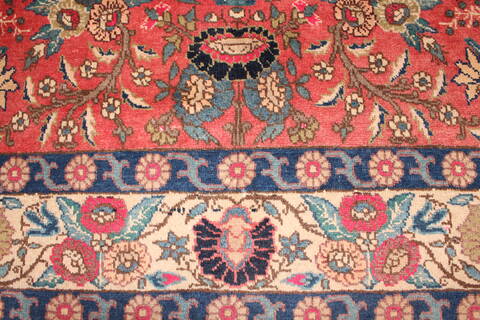 Khoy Purple Hand Knotted 411 X 93  Area Rug 400-16509 Image 2