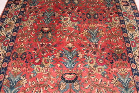 Khoy Purple Hand Knotted 411 X 93  Area Rug 400-16509 Image 3