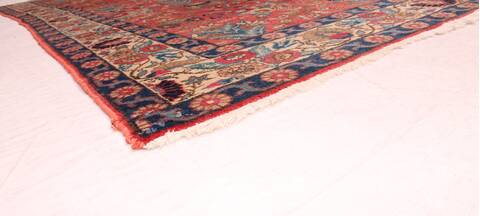 Khoy Purple Hand Knotted 411 X 93  Area Rug 400-16509 Image 4