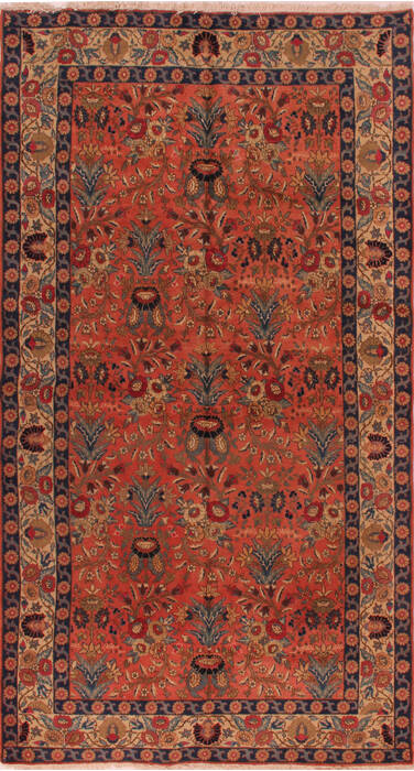 Khoy Purple Hand Knotted 411 X 93  Area Rug 400-16509 Image 0