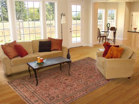 Tabriz Purple Hand Knotted 710 X 112  Area Rug 400-16511 Image 4