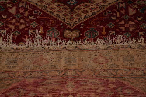 Turco-Persian Red Hand Knotted 42 X 52  Area Rug 400-16521 Image 11