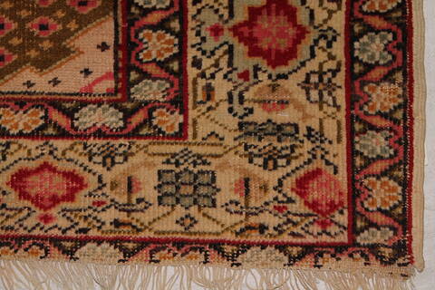 Turco-Persian Red Hand Knotted 42 X 52  Area Rug 400-16521 Image 6
