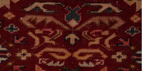 Turco-Persian Red Hand Knotted 42 X 52  Area Rug 400-16521 Image 9