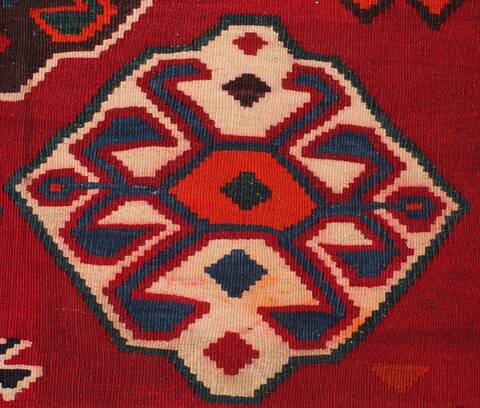 Turkman Red Hand Knotted 49 X 88  Area Rug 400-16525 Image 3