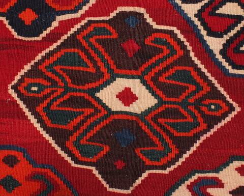 Turkman Red Hand Knotted 49 X 88  Area Rug 400-16525 Image 4