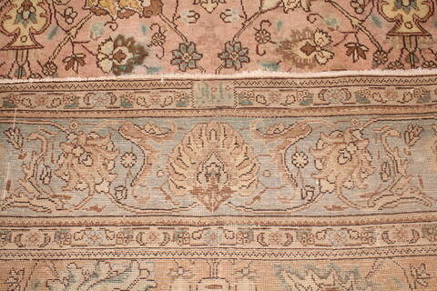 Tabriz Purple Hand Knotted 79 X 112  Area Rug 400-16542 Image 19