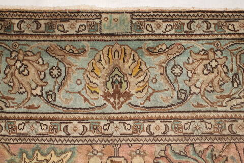 Tabriz Purple Hand Knotted 79 X 112  Area Rug 400-16542 Image 7