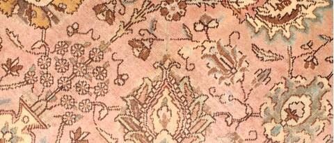Tabriz Purple Hand Knotted 79 X 112  Area Rug 400-16542 Image 9