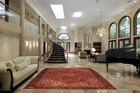 Heriz Red Hand Knotted 82 X 115  Area Rug 400-16552 Image 1