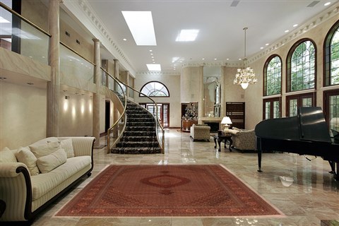 Tabriz Brown Hand Knotted 69 X 105  Area Rug 400-16578 Image 5